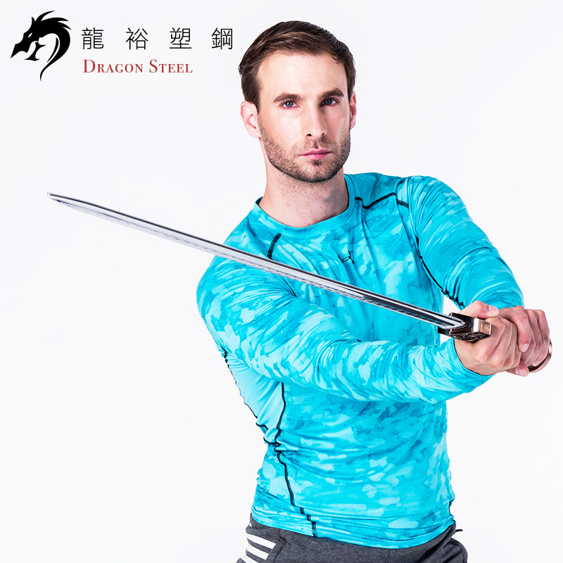 CH-185P 電鍍古銅漢劍 Chinese Sword with Silver Coating Blade