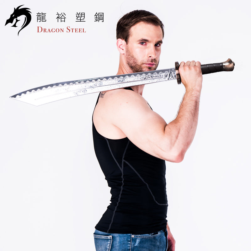 CH-190P 電鍍古銅砍刀 Great Sword with Silver Coating Blade
