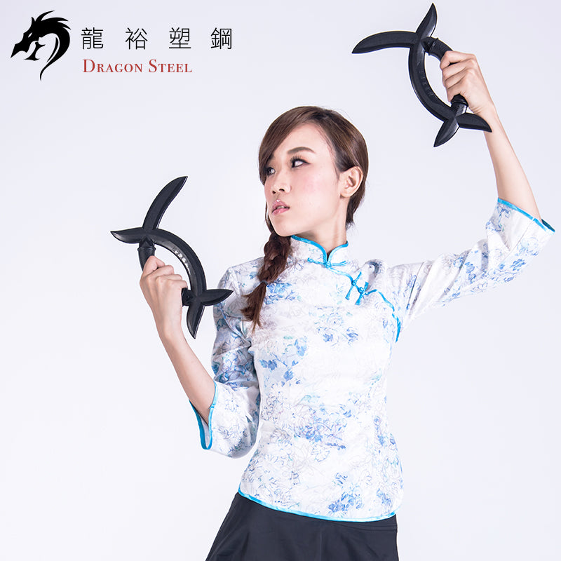 CH-191 塑鋼子午鴛鴦鉞(對) Meridian Duck Tomahawk(Pair)