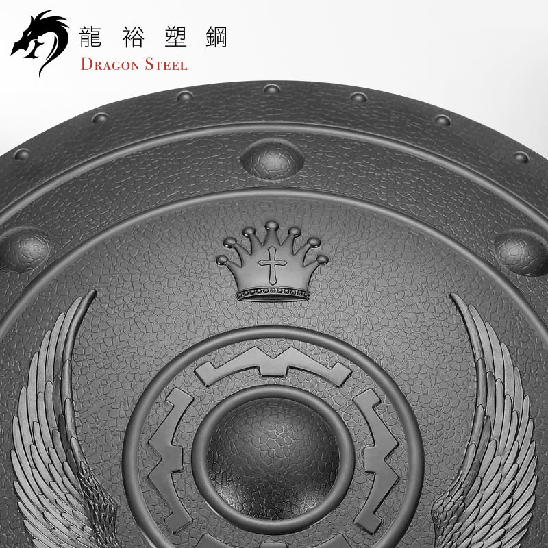 SH-502-BE 塑鋼黑色飛鷹圓盾 Round Shield -Eagle