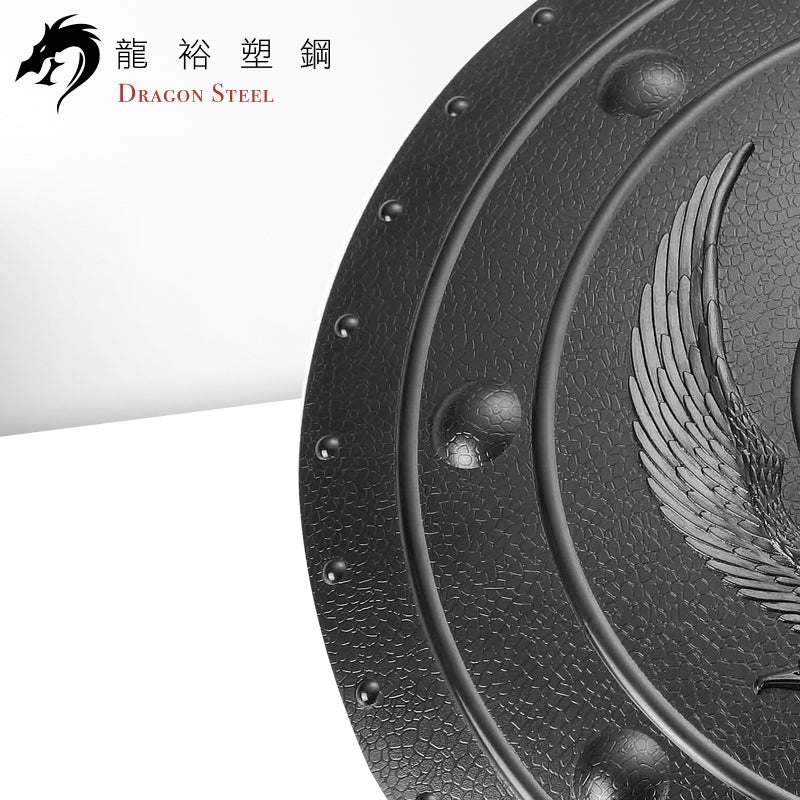 SH-502-BE 塑鋼黑色飛鷹圓盾 Round Shield -Eagle