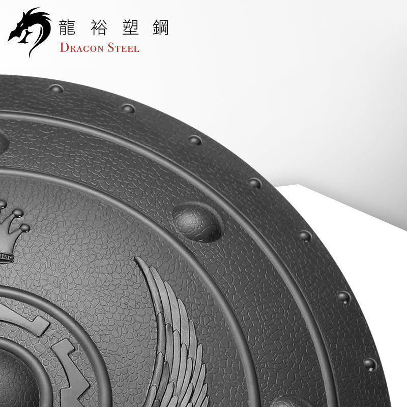 SH-502-BE 塑鋼黑色飛鷹圓盾 Round Shield -Eagle