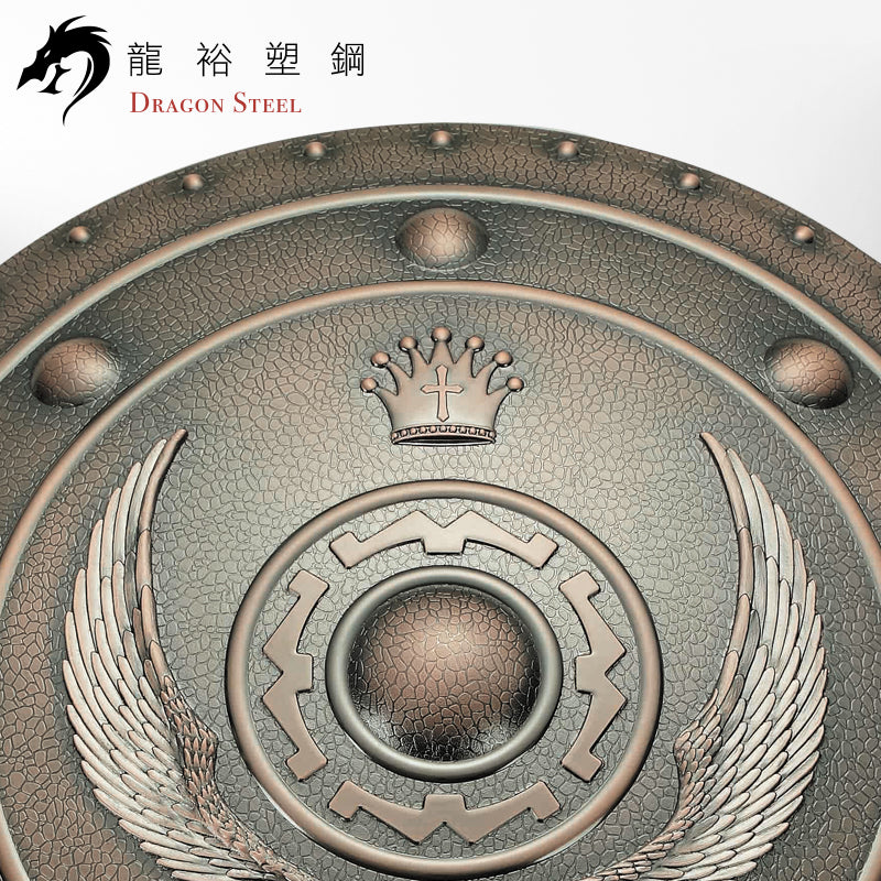 SH-501-BO 塑鋼黑色圓盾 Round Shield -O