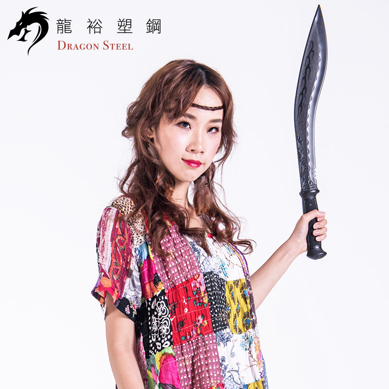 W-210 塑鋼廓爾克軍刀(大彎) Gorkha Sword