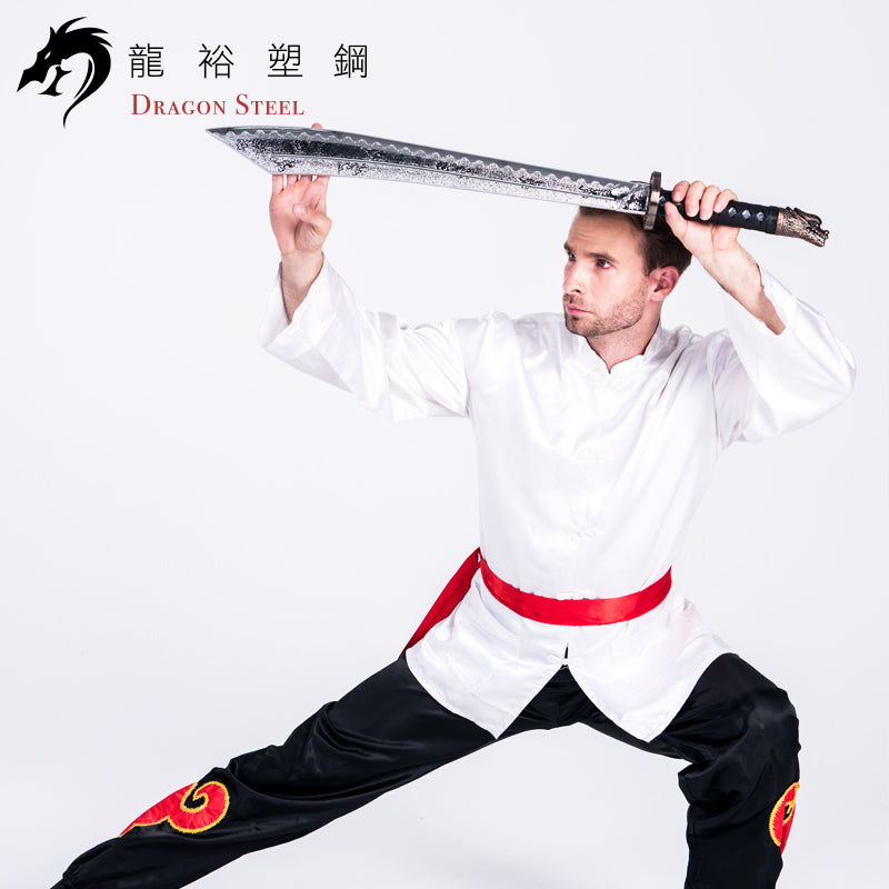 CH-183P 電鍍古銅繡春刀 Royal guard Broadsword with Silver Coating Blade