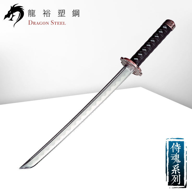 J-017P 電鍍古銅刀鋒小武士 Wakizashi I w/coated blade