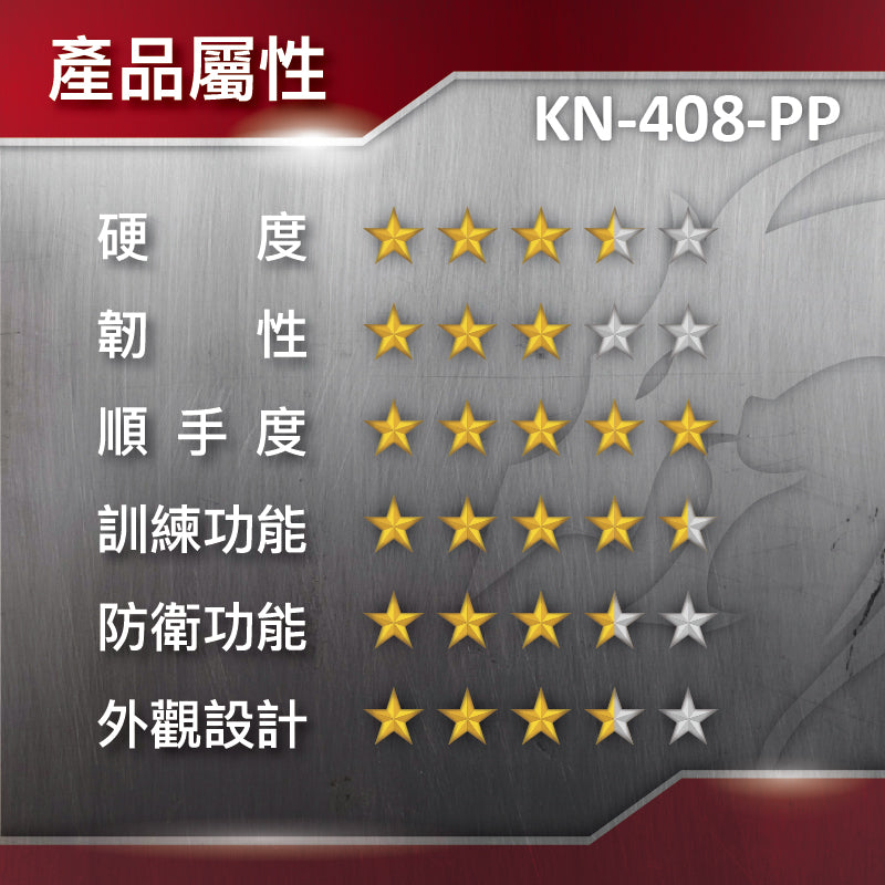KN-408-PP 塑鋼短刺軍刀 Survival Knife II (Hard)