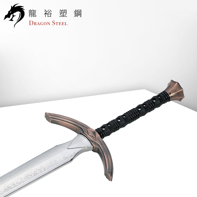 W-207P 電鍍古銅西洋神劍(彎) King Arthur's Excalibur II (C type)with Silver Coating Blade