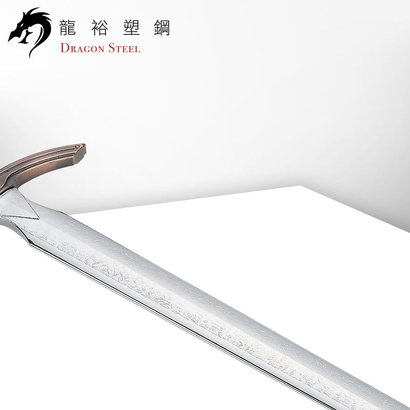 W-207P 電鍍古銅西洋神劍(彎) King Arthur's Excalibur II (C type)with Silver Coating Blade